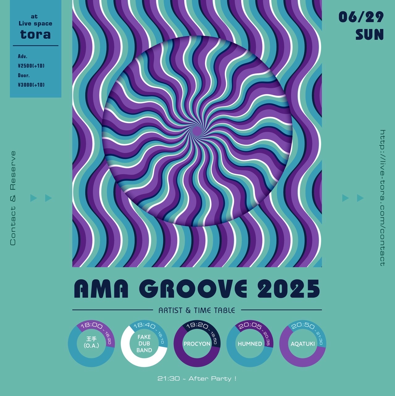 25.6.29 Sun. AMAGROOVE2025@尼崎tora